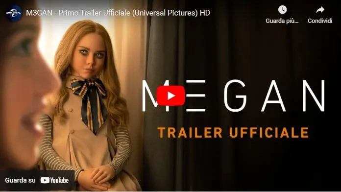 M3gan trailer ufficiale