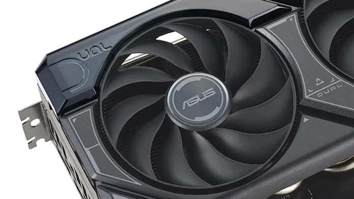 Asus Dual GeForce RTX 4060 OC Edition - Sistema di raffreddamento